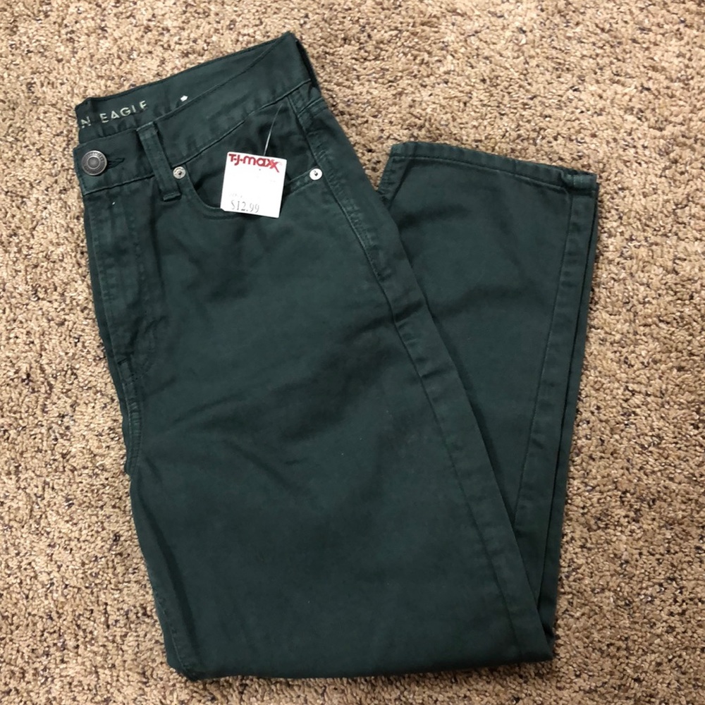 American eagle Olive green mom Jeans
